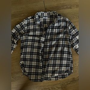Casual Flannel Button-Up
